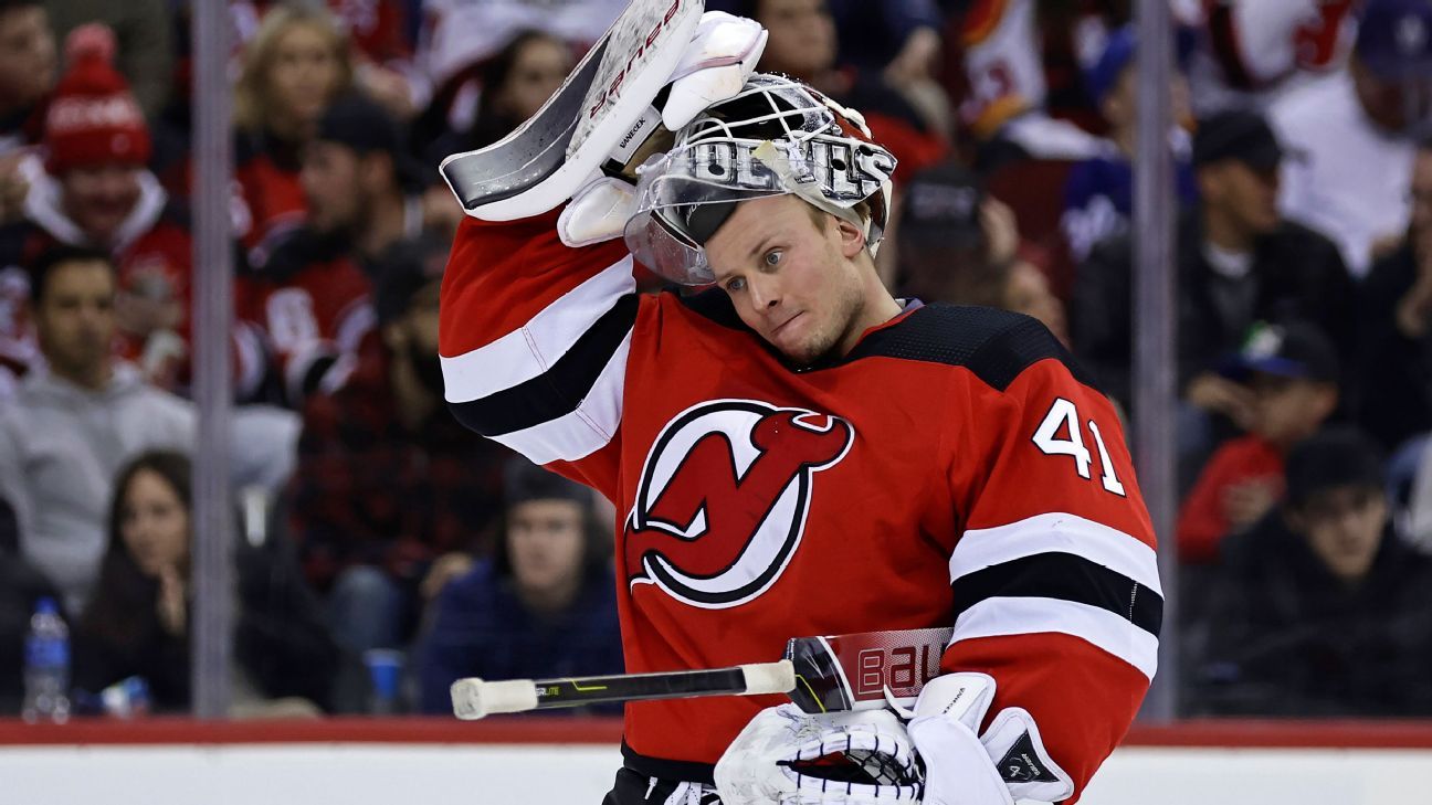 Devils Team Record Tying Game Run Ends In Loss To Maple Leafs