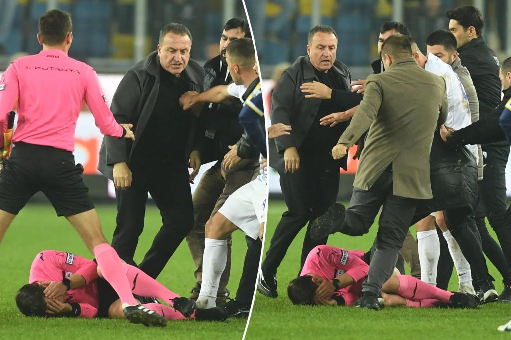 Soccer Ref Punched By Club President In Turkish League Scene - Total News