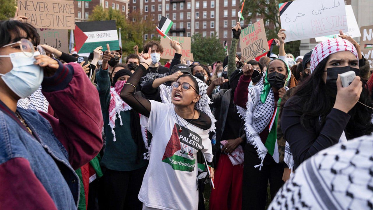 Columbia Students Attacked With Chemical At Pro-Palestinian Protest ...