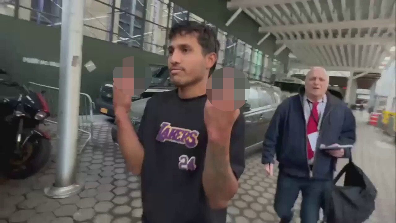 Migrant Gives Middle Finger After Arrest For Attacking Police Total News 8247