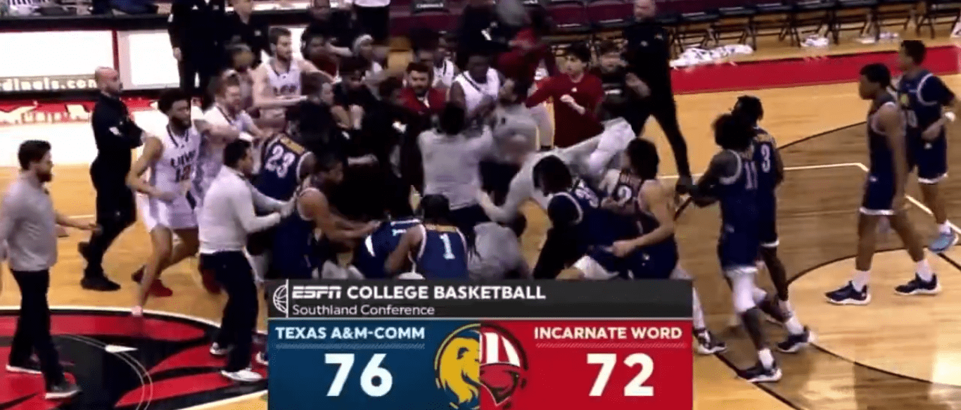 All Hell Breaks Loose As Gargantuan Brawl Breaks Out Between A&M ...