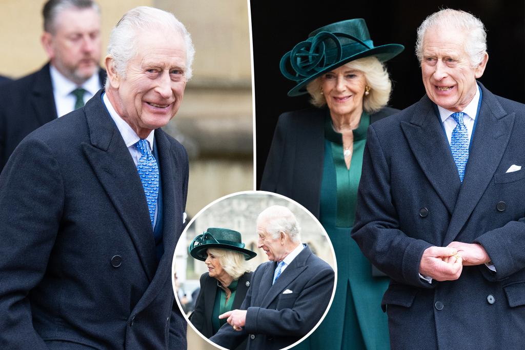 King Charles Attends Easter Church Service In First Major Public Appearance Since Cancer