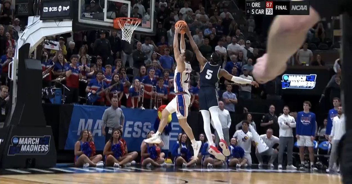 Samford robbed by refs on clean block vs. Kansas for worst call of