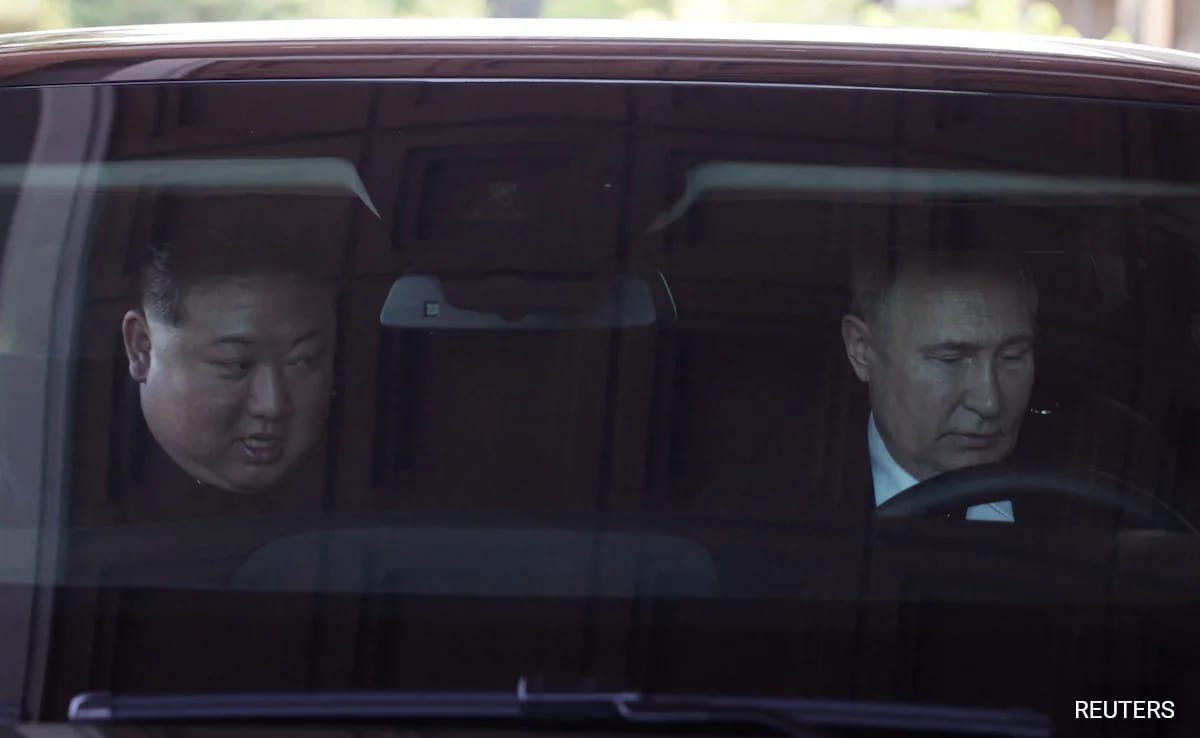 Putin Kim Jong Un Take Turns To Drive Each Other In Russian Made