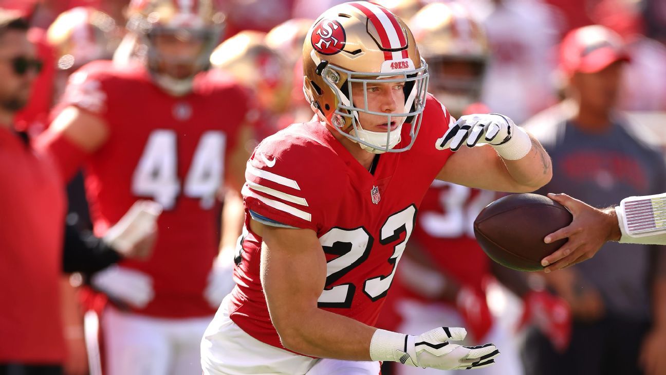 RB Christian McCaffrey Given Limited Workload In 49ers Debut - Total News