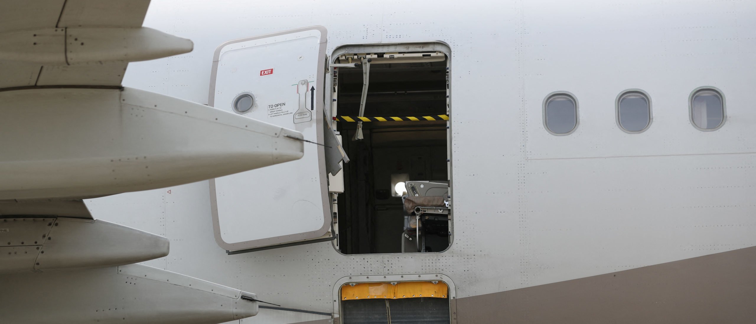 Haunting Video Shows Airplane Cabin Door Open Mid-Flight As Passengers ...