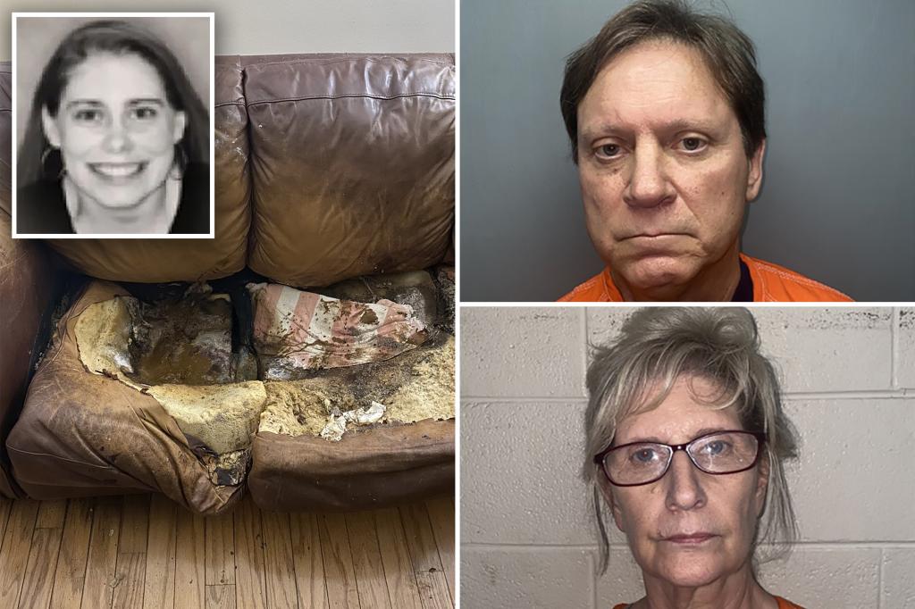 Parents of woman found ‘melted’ to couch re-indicted on murder charges ...