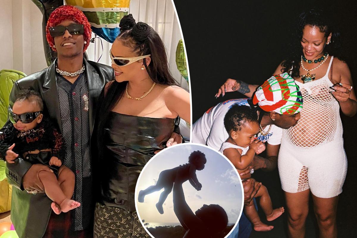 Rihanna shares photo of A$AP Rocky holding up son in Barbados – Total News