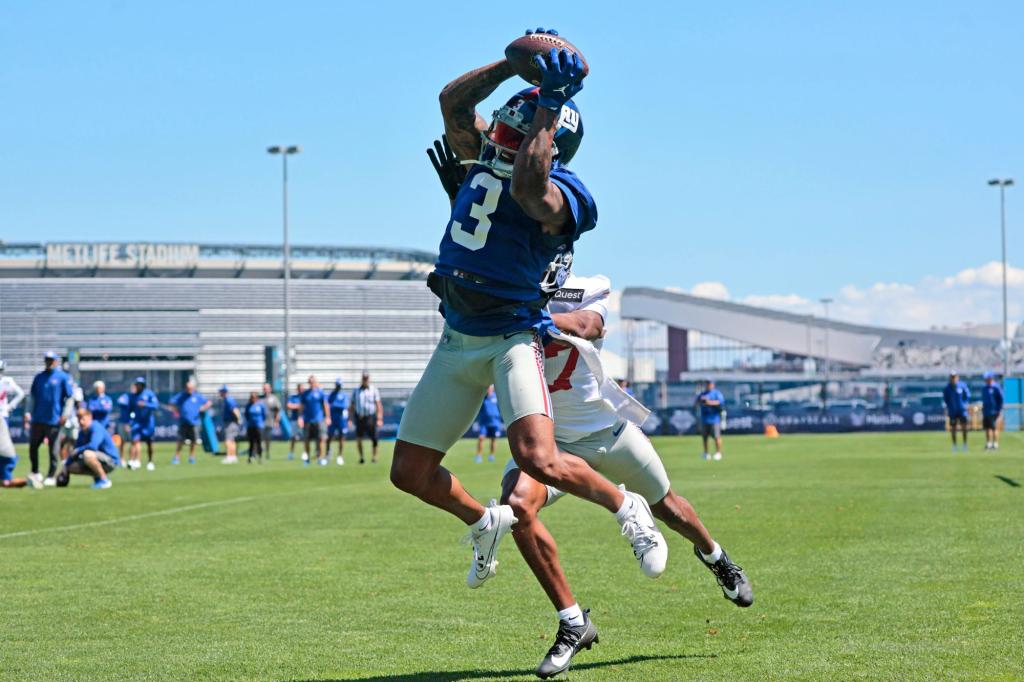 Sterling Shepard was very active at Giants camp after day off - Total News