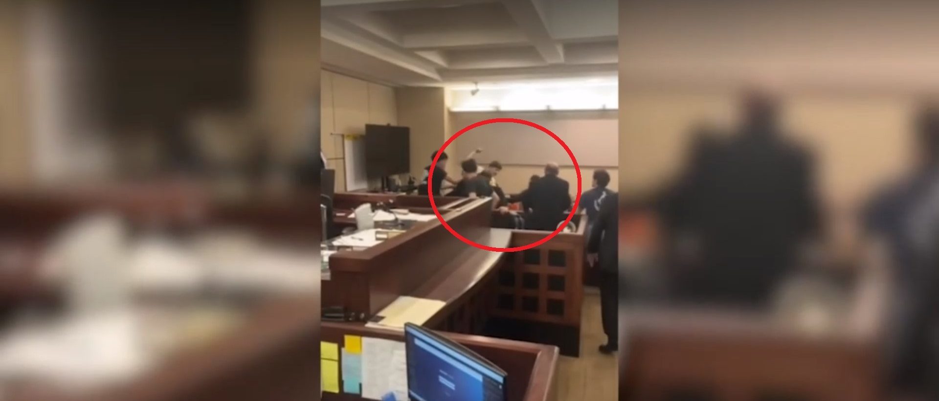 Courtroom Brawl Caught On Video Showing Murder Victim’s Family Attack ...