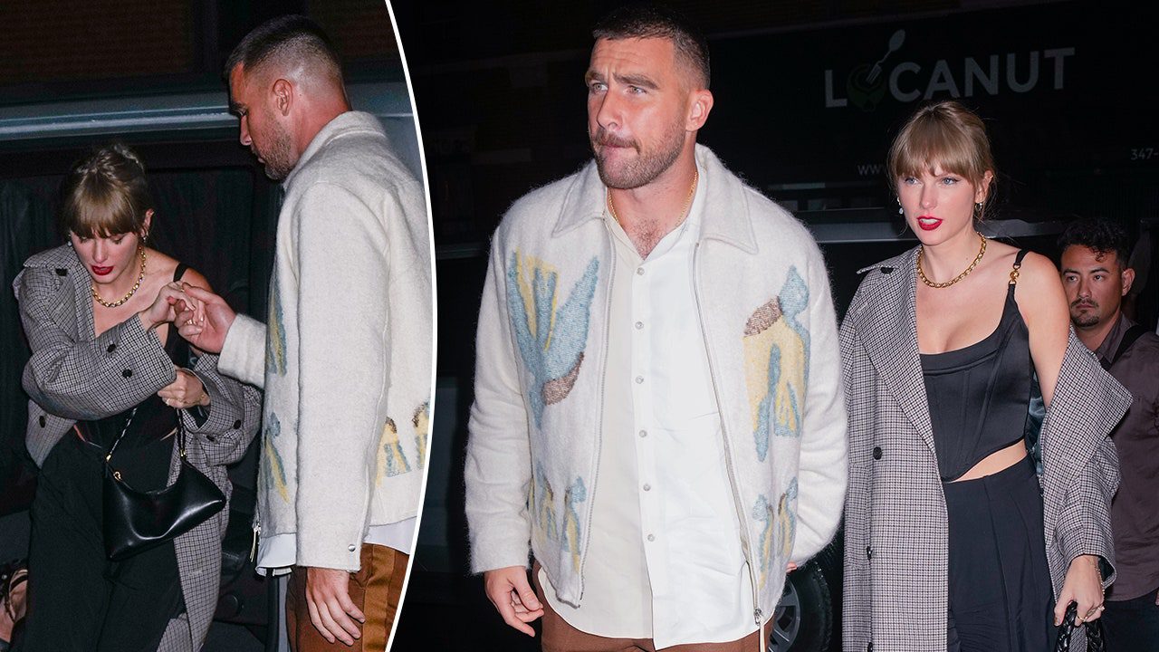 Taylor Swift and Travis Kelce leave ‘SNL’ after party together hand in ...