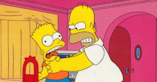 ‘The Simpsons’ Has Quietly Ended Scenes of Homer Strangling Bart ...