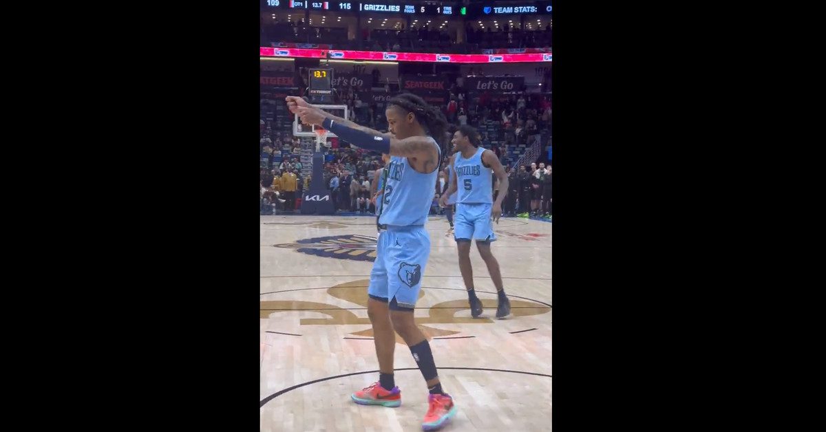 Ja Morant’s dance wasn’t a gun celebration, even if it looked like it ...