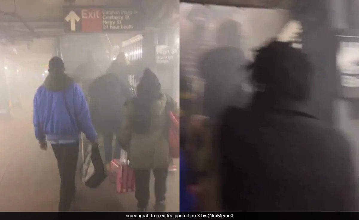 Chaos After Fire Erupts In New York Subway On Christmas Eve Total News