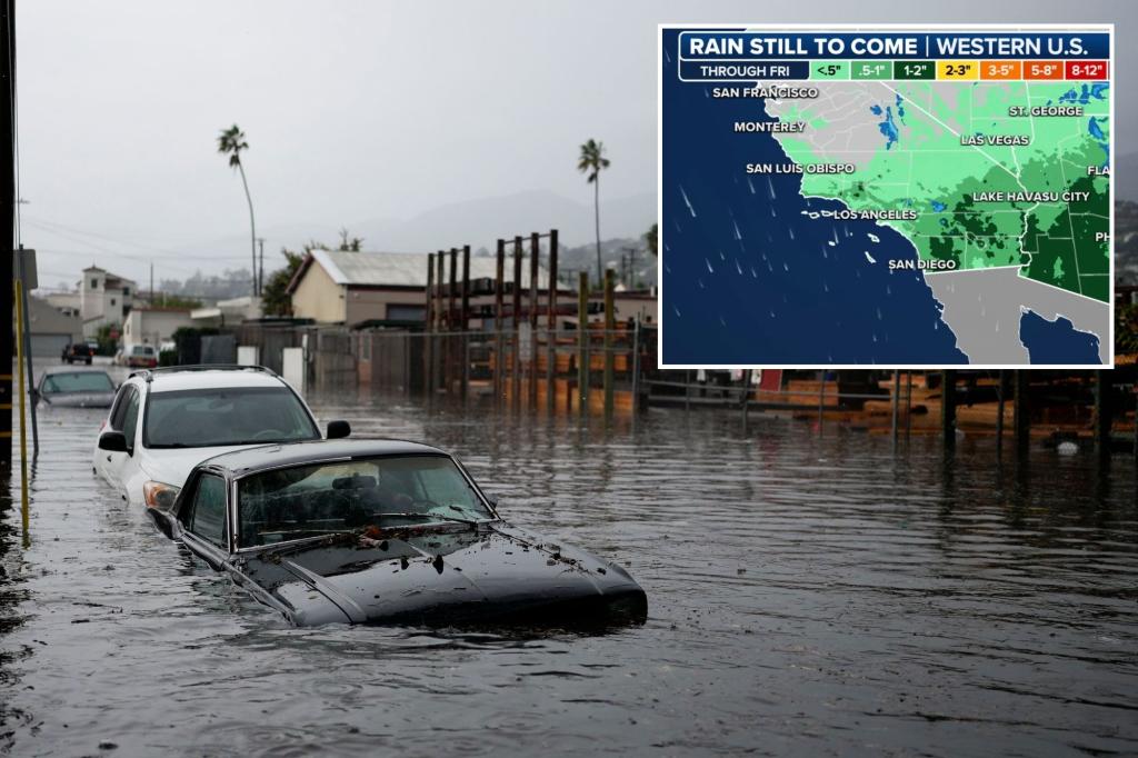 Flash flooding wreaks havoc on Los Angeles area as powerful storm slams ...