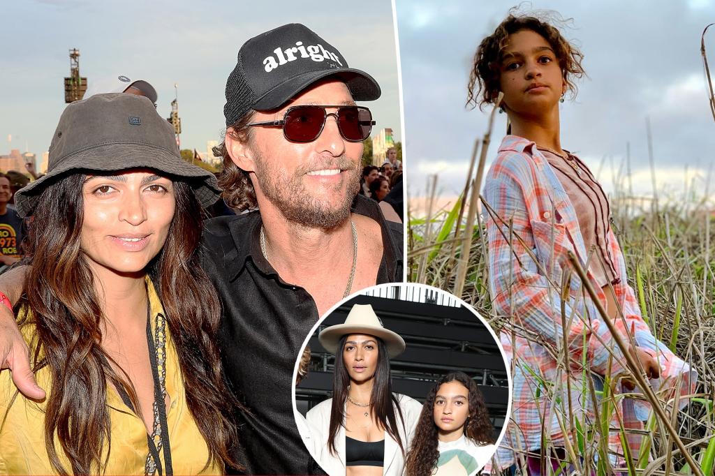 Matthew McConaughey shares rare photo of Camila Alves look-alike ...