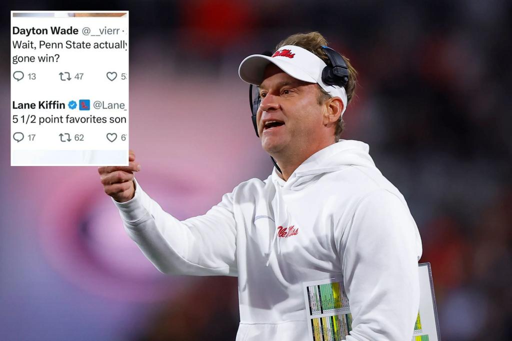 Lane Kiffin Blasts Penn State After Ole Miss Upset Win - Total News