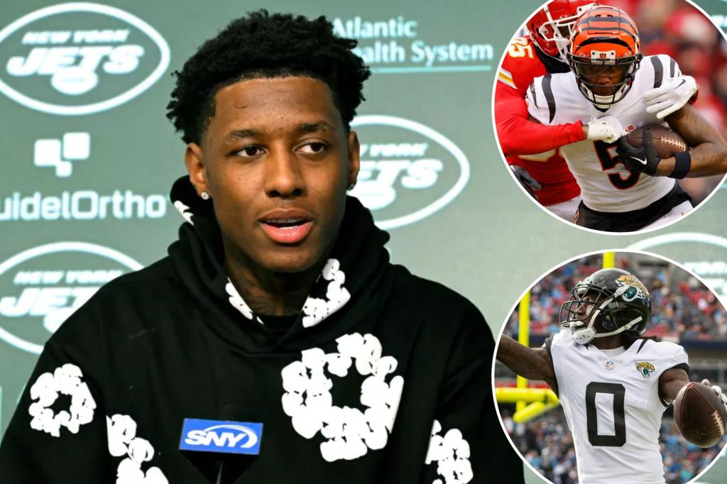 Sauce Gardner calls for Jets to sign Calvin Ridley, Tee Higgins Total