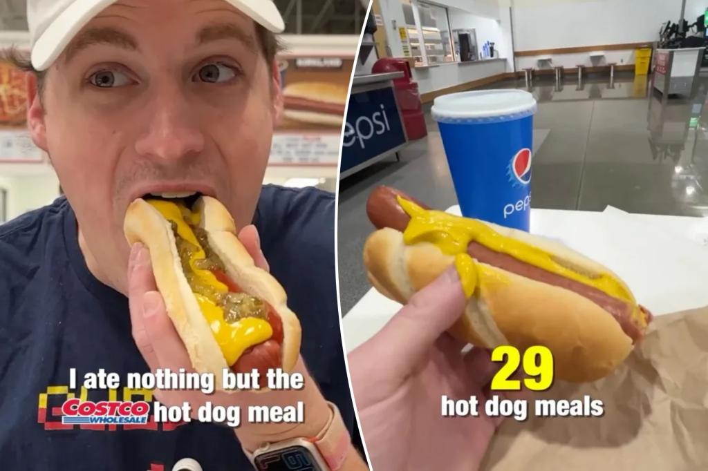 TikToker eats only $1.50 Costco hot dog meals for an entire week ...