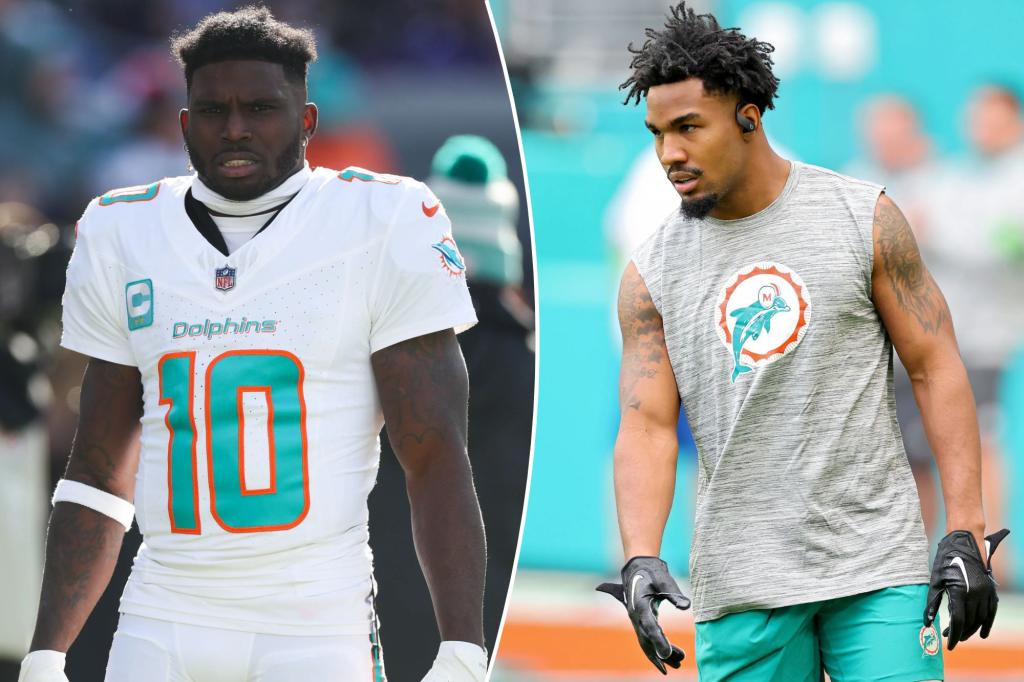 Tyreek Hill rips ‘ludicrous’ Dolphins fans who want Jaylen Waddle ...