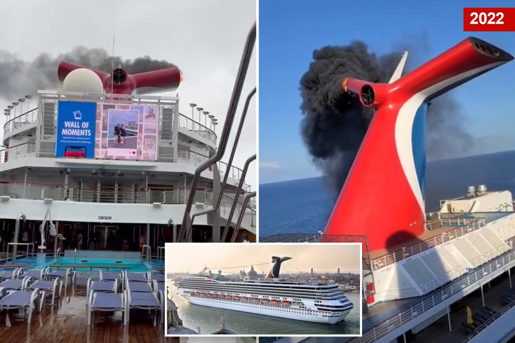 Carnival Freedom cruise ship catches fire for second time in less than ...