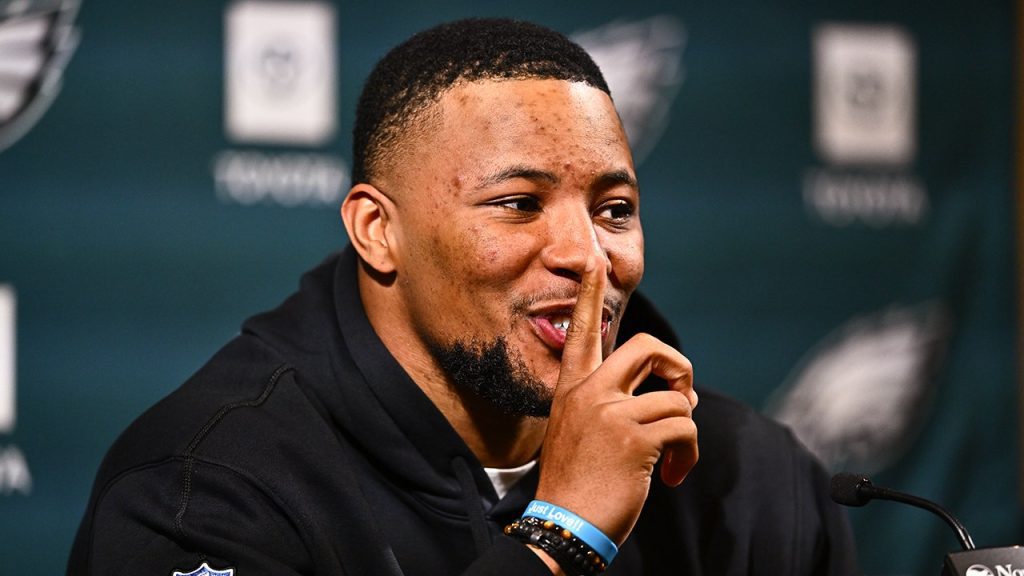 Eagles’ Saquon Barkley admits dad would still cheer for Jets over ...