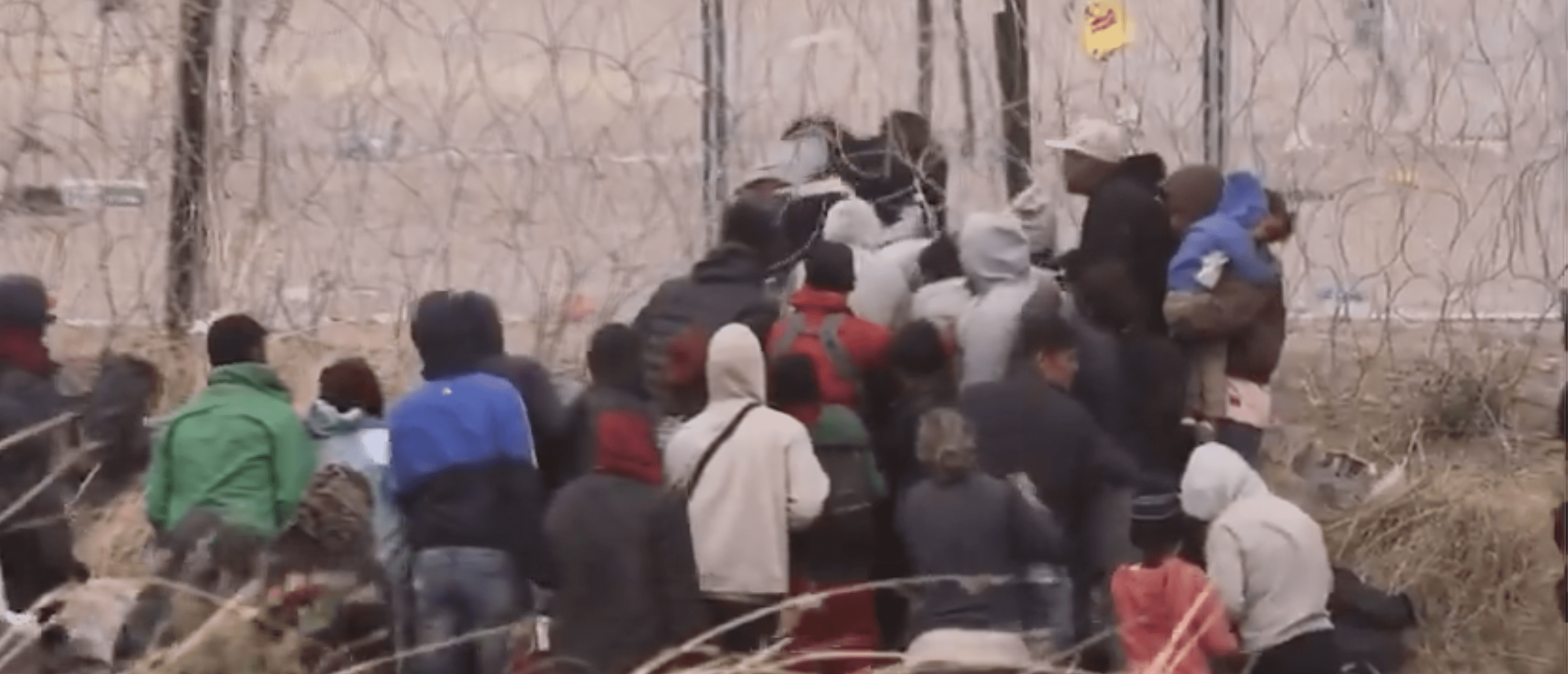 Migrant Caught Cutting Border Wire To Lead Dozens Over Before Being ...