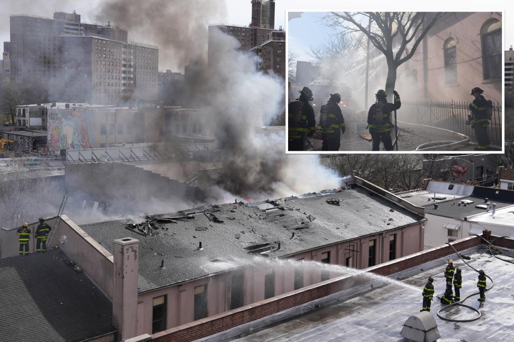 Five hurt — including 3 firefighters — after five-alarm fire erupts at ...