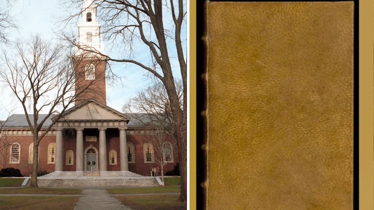 Harvard removes human skin book binding - Total News