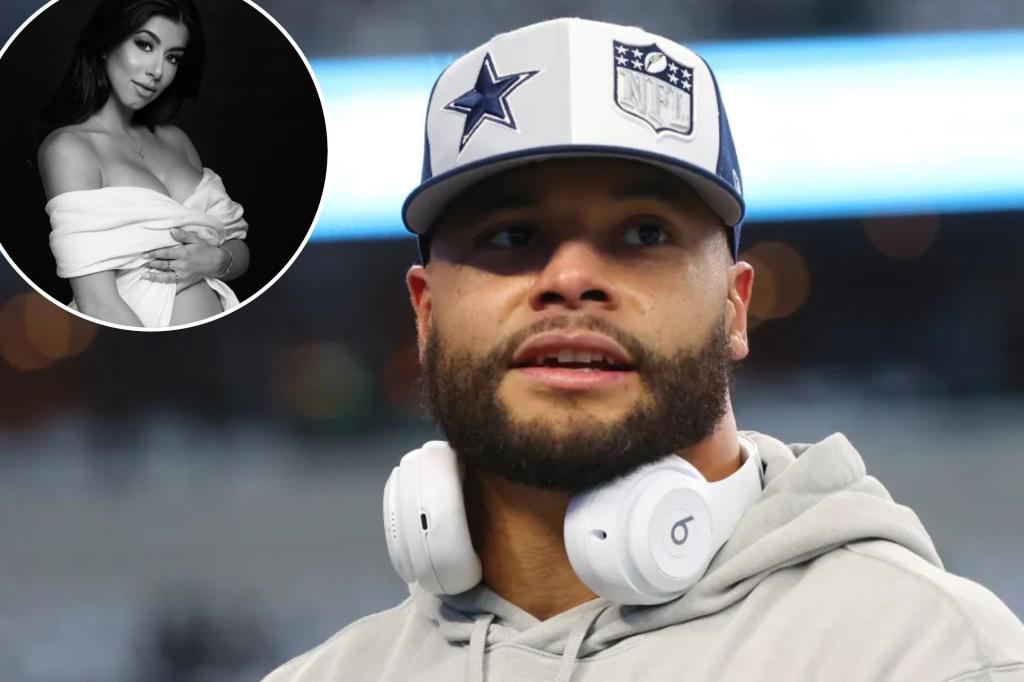 Dak Prescott announces birth of child with girlfriend Sarah Jane Ramos ...