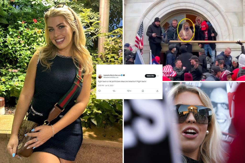 Social media influencer Isabella DeLuca charged in Jan. 6 Capitol riot ...