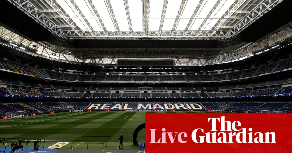 Real Madrid V Manchester City: Champions League Quarter-final, First 