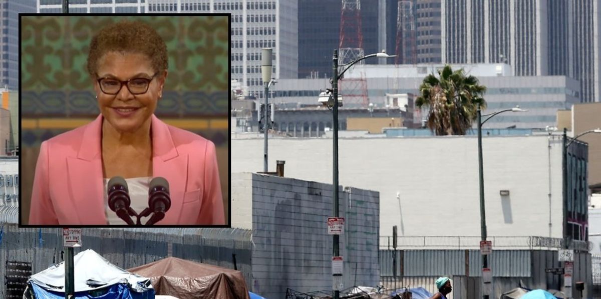 Dem mayor of LA begs rich people to help pay to house the homeless ...