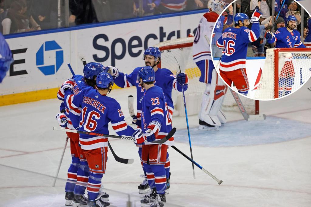 Rangers ride power play to franchise record-tying win over Canadiens ...