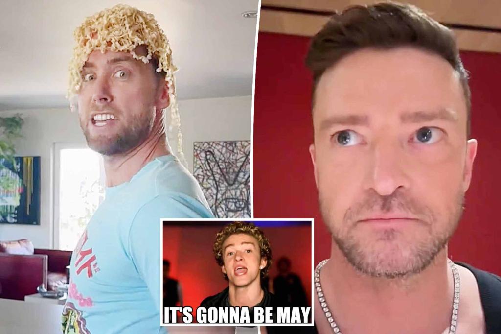 Lance Bass trolls Justin Timberlake’s ‘It’s Gonna Be May’ meme - Total News