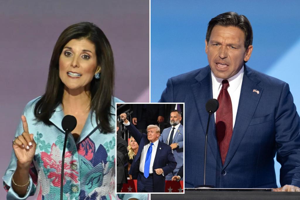 DeSantis, Haley speak out in favor of Trump at RNC convention after ...