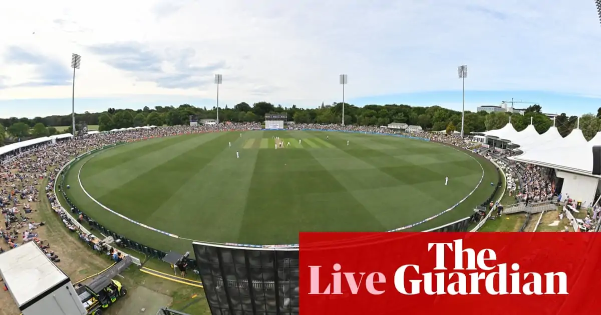 New Zealand v England first men’s cricket Test, day two live New