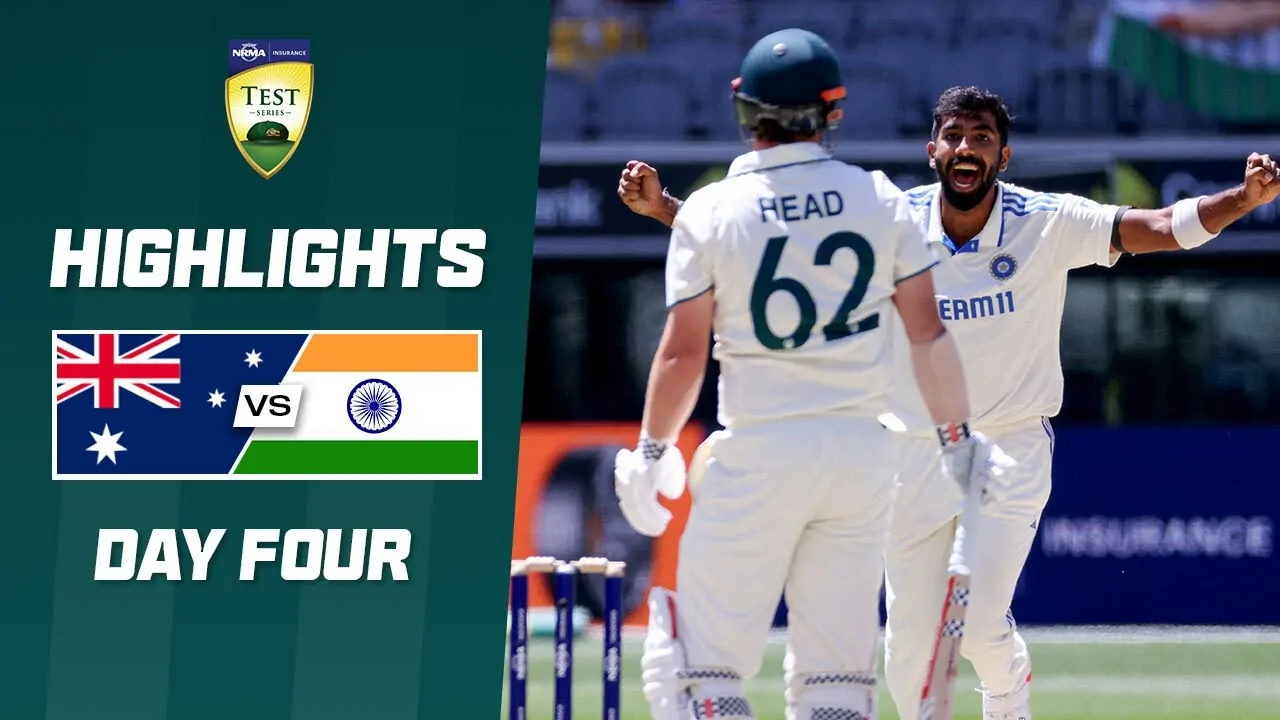 Australia v India 202425 First Test Day Four Total News