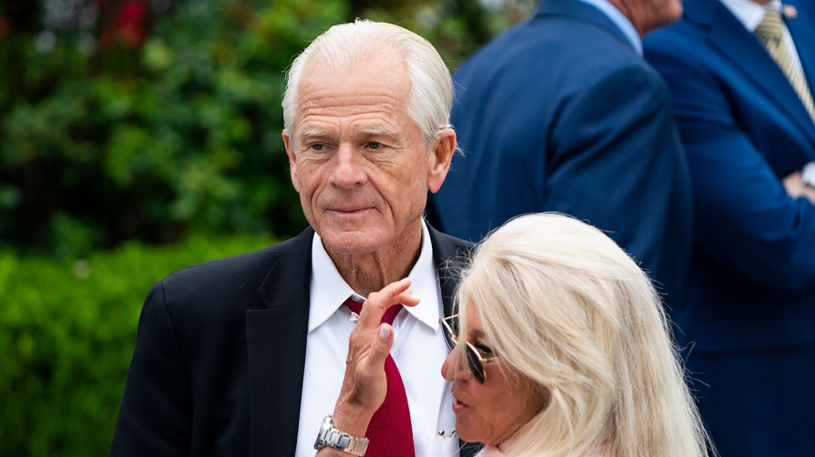 Navarro sidesteps question on tariff pause decision, denies insider trading allegations