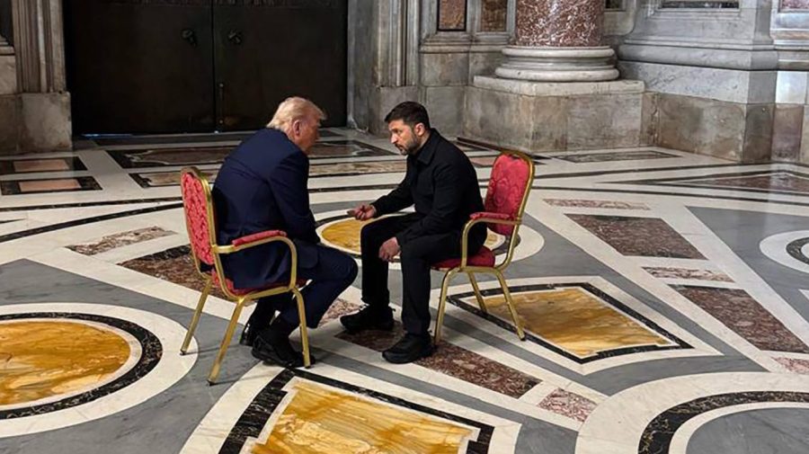 White House says Trump, Zelensky had ‘productive’ meeting ahead of Francis funeral