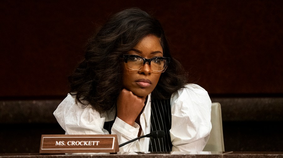 Crockett asks witness to play 'Trump or trans' game in House hearing