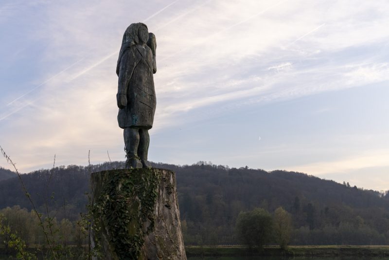 Statue of Melania, Slovenia