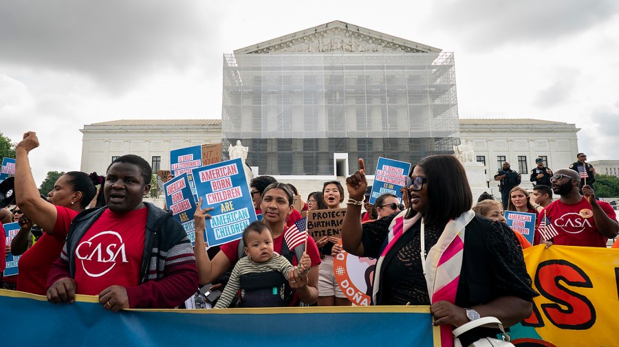 Trump rails against Supreme Court over blocking of deportation flights