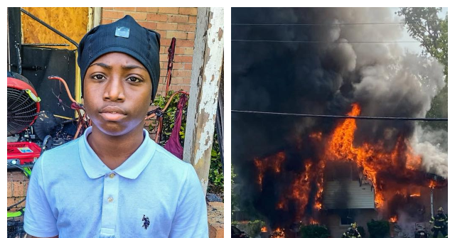 12-Year-Old Boy with the Courage of a Firefighter Saves Family from House Fire