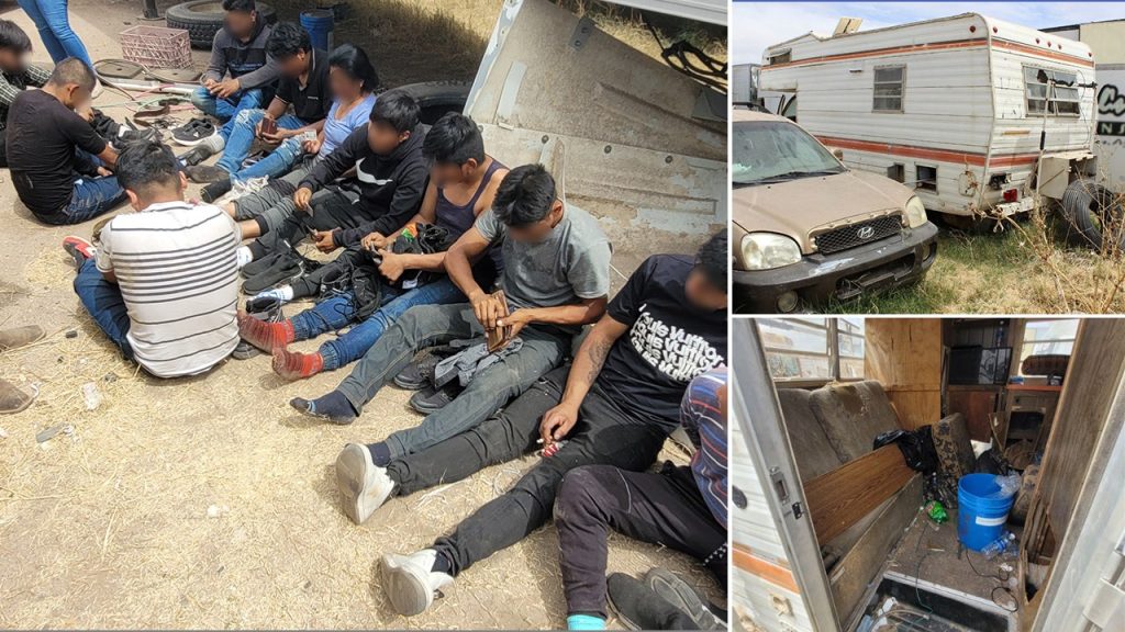 17 undocumented migrants discovered packed into RV and car in hot Arizona