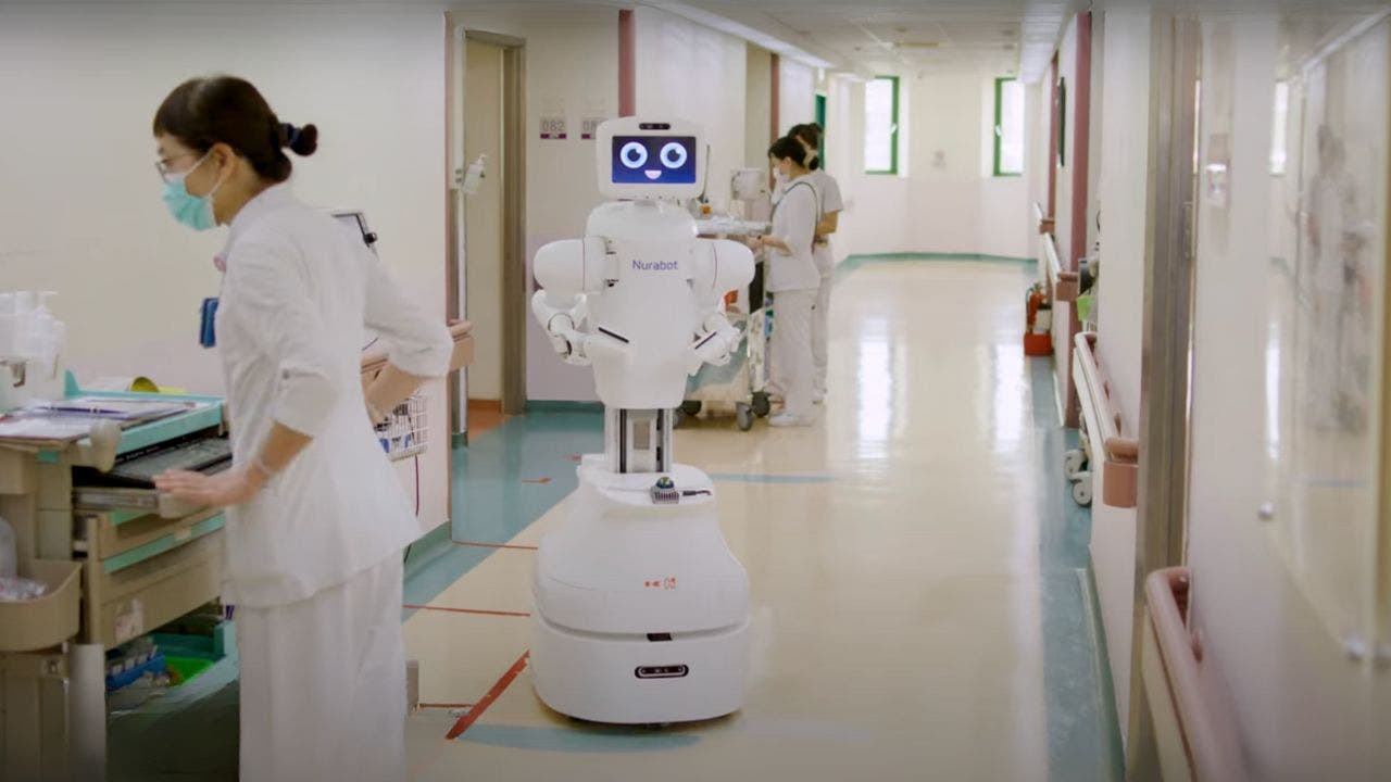 AI nursing robot Nurabot supports Taiwan hospitals in addressing the worldwide healthcare shortage