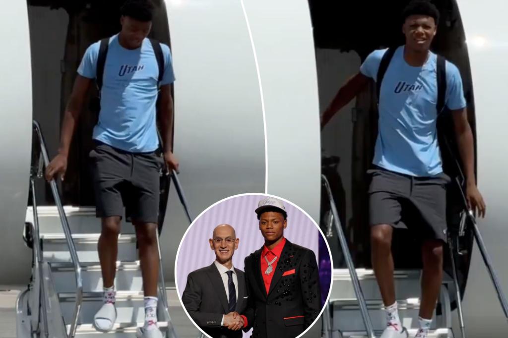 Ace Bailey reaches Utah after a busy NBA draft experience with the Jazz