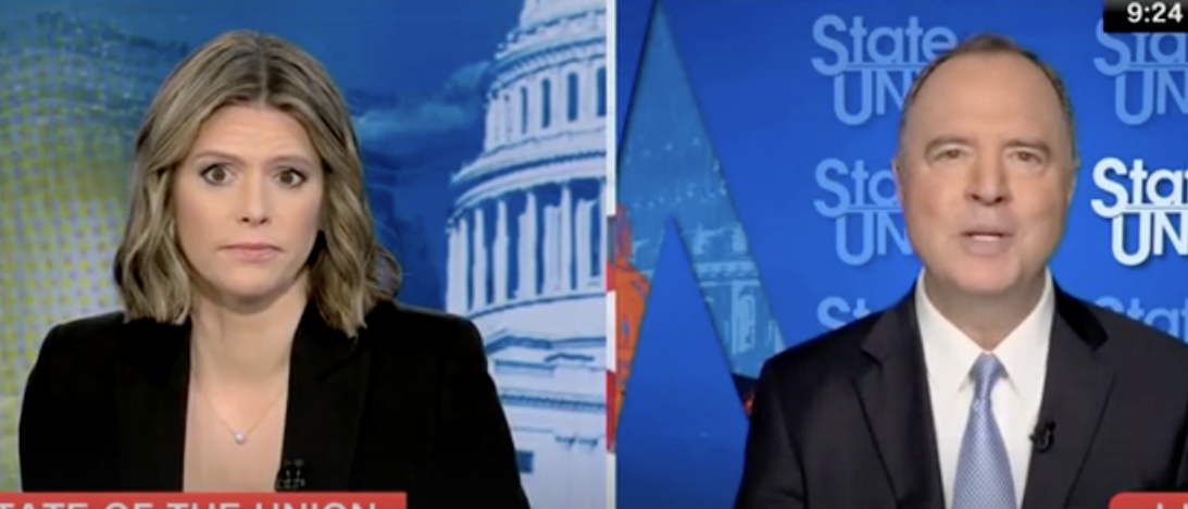 Adam Schiff appears to be unsupportive of AOC's suggestion to impeach Trump regarding the Iran bombing.