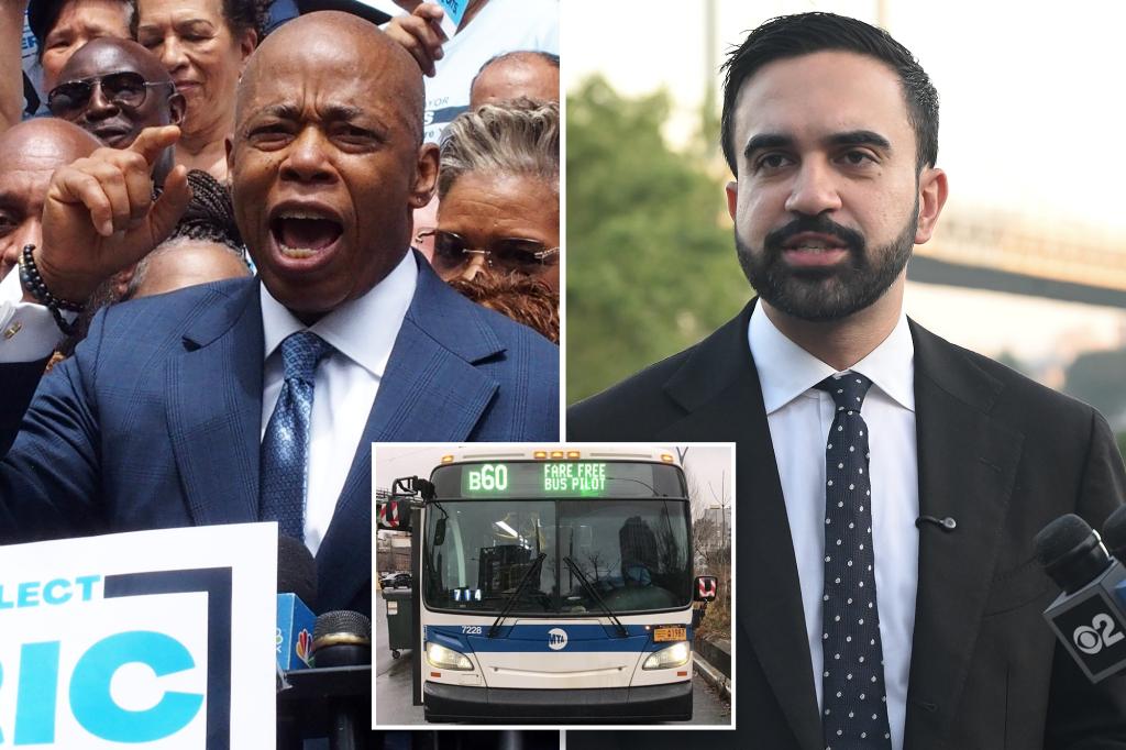 Adams claims Zohran Mamdani's poor negotiation skills led to the end of the free NYC bus pilot program.