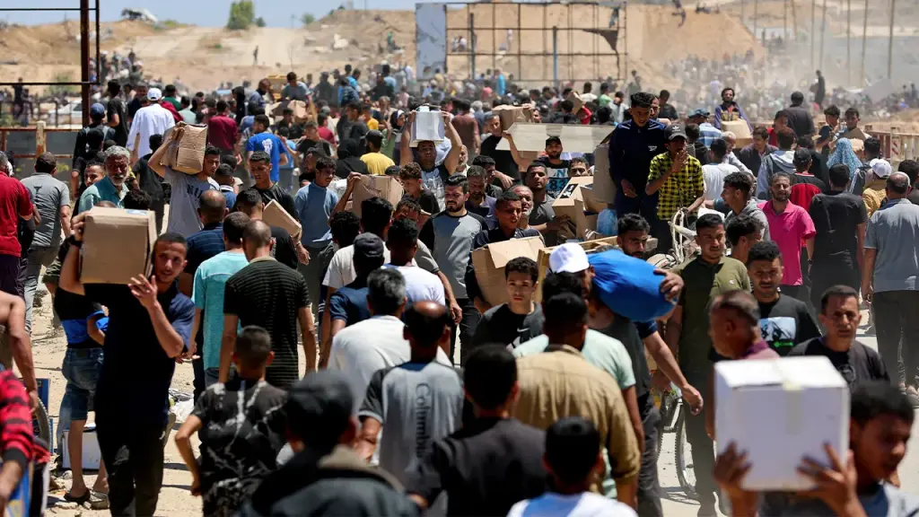 Aid distribution in Gaza halted due to security issues and deadly events